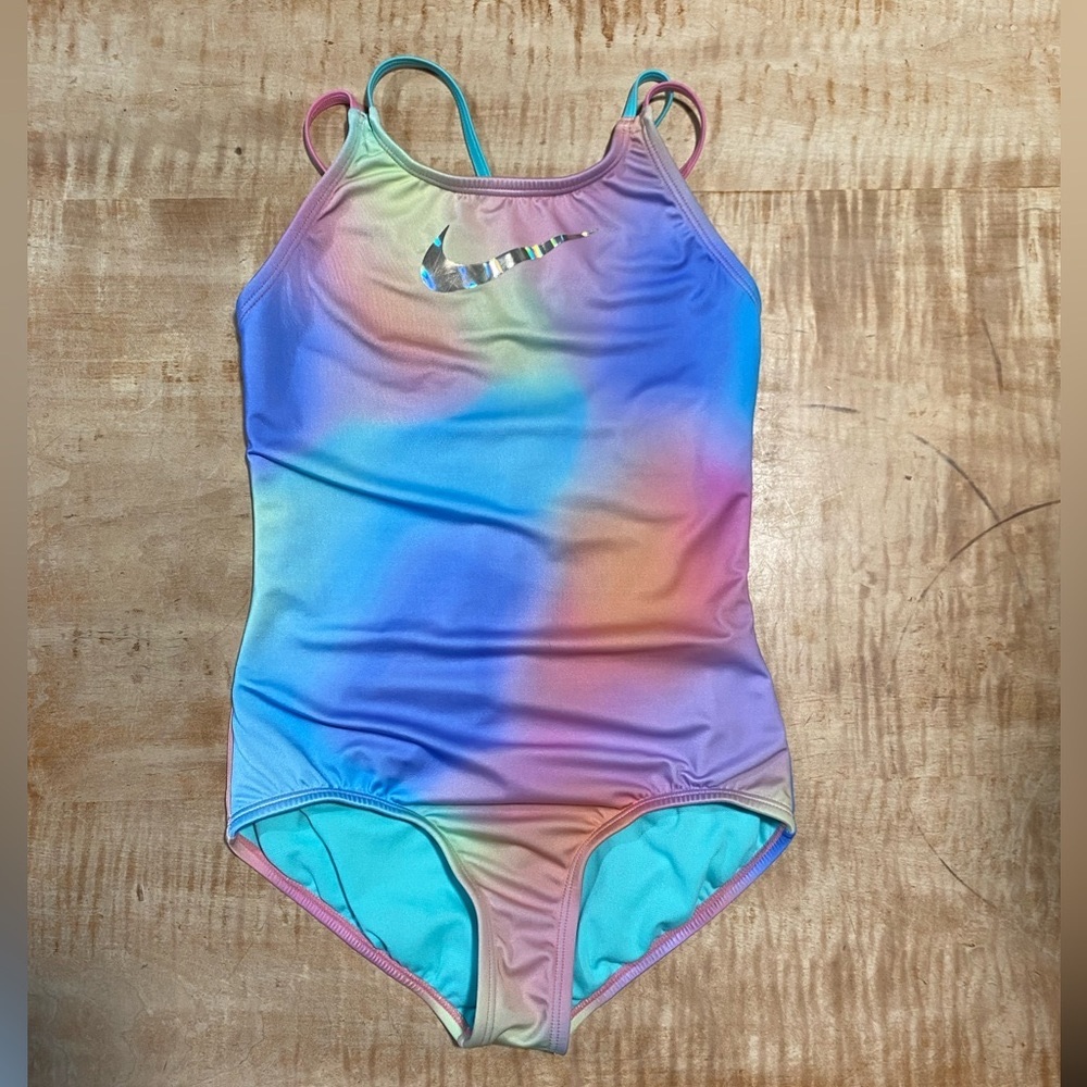 Nike Spectrum Spider Back One Piece - size youth large